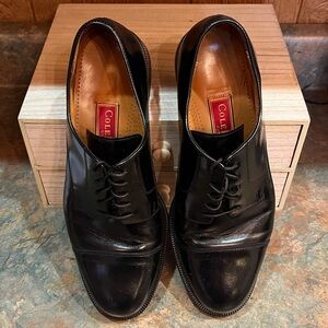 Cole Haan Men's 9.5 D Classic Black Oxfords